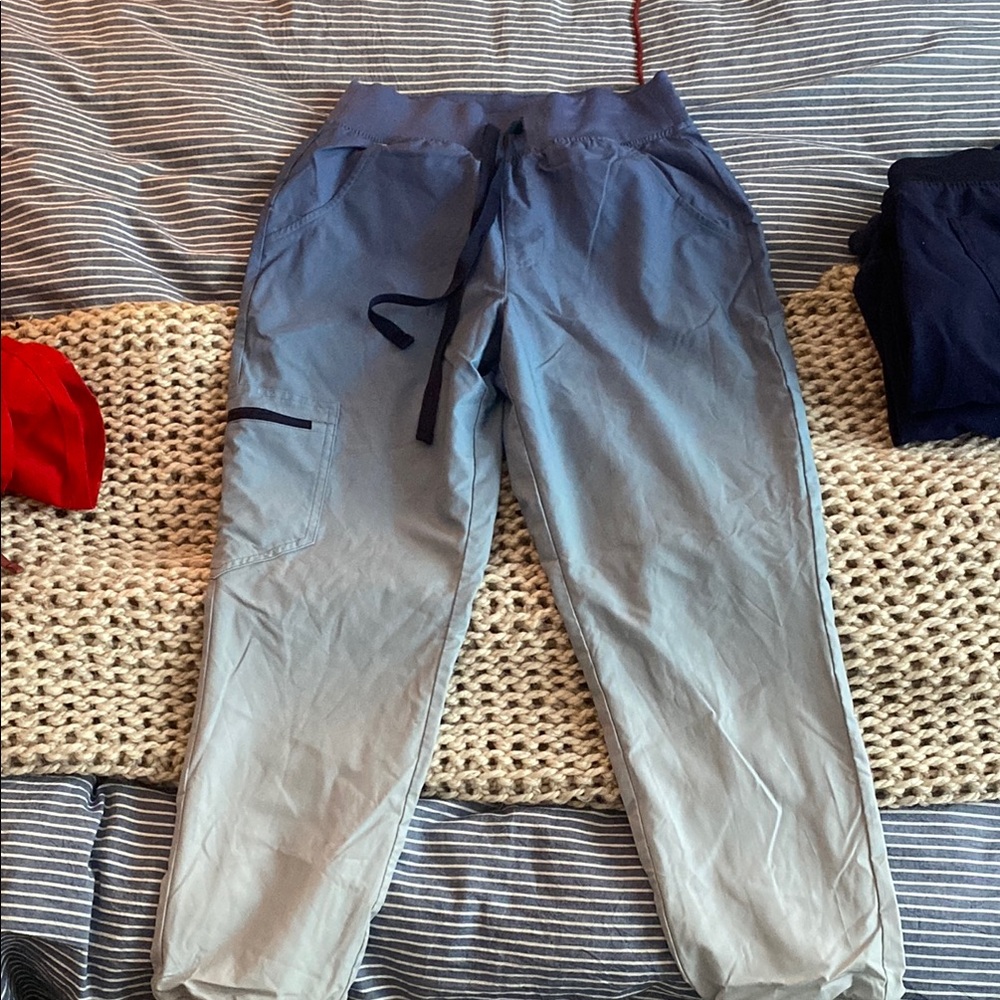 Gradient Blue and Gray Joggers